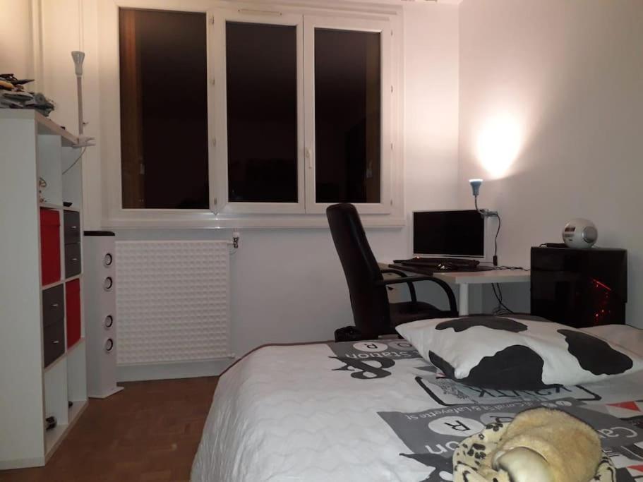 Apartament T4/5 Avec Vue Sur Les Alpes A 5 Minutes De Lyon La Mulatiere Zewnętrze zdjęcie